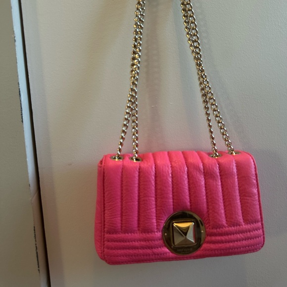 Kate Spade Pink Quilted Bag with Gold Chain - Picture 12 of 14
